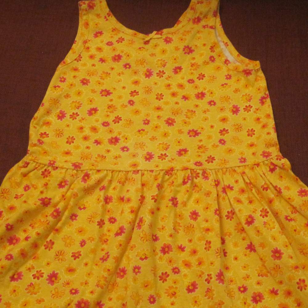Buster Brown GiRLS Yellow flowered dress - size 6x